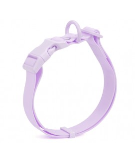 PoyPet Silicone PVC Waterproof Dog Collar(Purple)